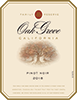 2022 Pinot Noir Label